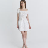 NOT YOUR ROSE 2603 Rosie puff dress