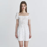 NOT YOUR ROSE 2603 Rosie puff dress