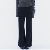 PAIN OR PLEASURE 2608 RUBY HOOK LAYERED PANTS BLACK