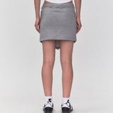 REST & RECREATION SS2404 ARROW POINT SKIRT GREY