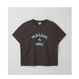 ROLAROLA 2603 MAISON DE ROLA EMBROIDERY LOOSE FIT T-SHIRT BROWN