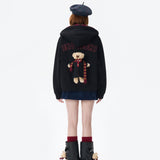 13DE MARZO | 2511 Harry Potter Hogwarts Four Houses Bear Zipper Hoodie