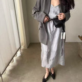 KOREAN COLLECTION 2504 法式吊带连衣裙
