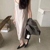 KOREAN COLLECTION 2504 法式吊带连衣裙
