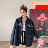MacyMccoy 2505 毛呢格子衬衫