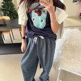 KOREAN COLLECTION 2505 卡通印花圆领短袖
