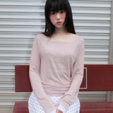 ROSE FRANTZ 2603 Lettering Angel Long Sleeve Pink