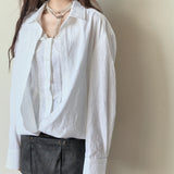 VIA PITTI 2410 高级感提花衬衫 奶油白