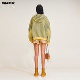 SMFK 2509 神殿花园牛仔阔身外套