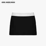 ANN ANDELMAN 2511 织带logo包臀裙 黑