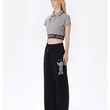 13DE MARZO | 2509 Casual Bear Blade Sweatpants Black