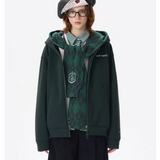 13DE MARZO | 2511 Harry Potter Hogwarts Four Houses Bear Zipper Hoodie Green