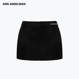 ANN ANDELMAN 2411 黑色直筒包臀短裙