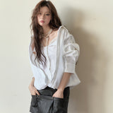 VIA PITTI 2410 高级感提花衬衫 奶油白