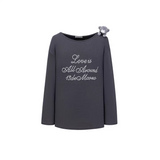 13DE MARZO | 2506 Embellished Sheer Layering Top