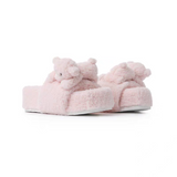 13DE MARZO | 2509 Bear Flip-top Fur Slippers Pink
