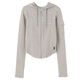 SCULPTOR 2511 Washed Bondage Hoodie Washed Gray