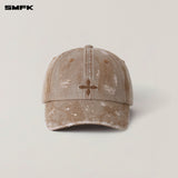 SMFK 2409 狂野大陆手工牛仔棒球帽 荒野棕