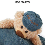 13DE MARZO | 2509 Denim Cuffed Beret Hat