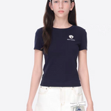 13DE MARZO | 2603 Mini Logo Tight Tee Black