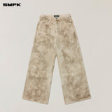 SMFK 2509 荒野钻石阔腿牛仔裤