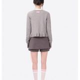 13DE MARZO | 2510 RONRON Bear Ribbon Cardigan Gray