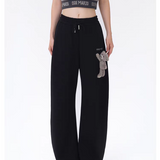 13DE MARZO | 2509 Casual Bear Blade Sweatpants Black