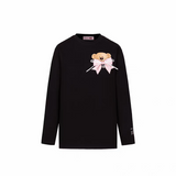 13DE MARZO | 2510 RONRON Bear Ribbon Sweatshirt Black