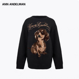 ANN ANDELMAN 2512 腊肠狗套头毛衣