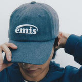 EMIS 2508 NEW LOGO PIGMENT BALL CAP-BLACK