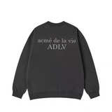 ADLV 2512 基础后背字母印花卫衣