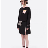 13DE MARZO | 2510 RONRON Bear Ribbon Sweatshirt Black