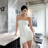 LSEOUL 2506 WAIST SKIRT SET