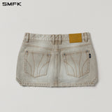 SMFK 2607 幻影雕像牛仔短裙