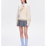 13DE MARZO | 2509 Wearable Bear Sweater White