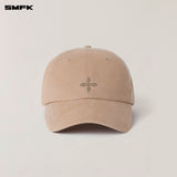 SMFK 2409 十字花徽章工装棒球帽 沙漠色