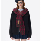 13DE MARZO | 2511 Harry Potter Hogwarts Four Houses Bear Zipper Hoodie