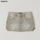 SMFK 2607 幻影雕像牛仔短裙