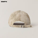 SMFK 2409 狂野大陆手工染色牛仔棒球帽 荒野棕