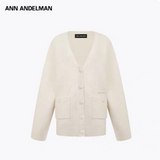 ANN ANDELMAN 2512 肌理感毛织开衫外套