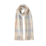 MARDI MERCREDI 2511 WOOL MUFFLER CHECK IVORY