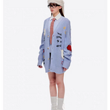 13DE MARZO | 2509 Doozoo Doodles Cardigan Blue