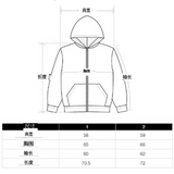 ADLV 2509 AC熊拉链连帽卫衣 米白