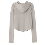 SCULPTOR 2511 Washed Bondage Hoodie Washed Gray