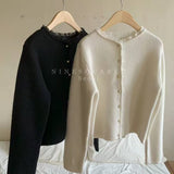 KOREAN COLLECTION 2502 简约高级感毛绒开衫