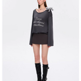13DE MARZO | 2506 Embellished Sheer Layering Top