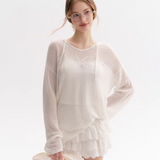 Kroche 2602 蕾丝花边蓬蓬蛋糕裙