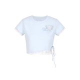 13DE MARZO | 2507 Bear Lacy Tight Short Blue