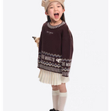 13DE MARZO | 2512 BabyBear Fair Isle Knit Beanie
Brown