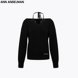 ANN ANDELMAN 2511 假两件烫钻毛织